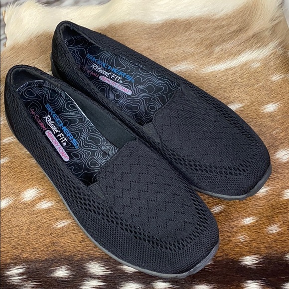 skechers memory foam loafers